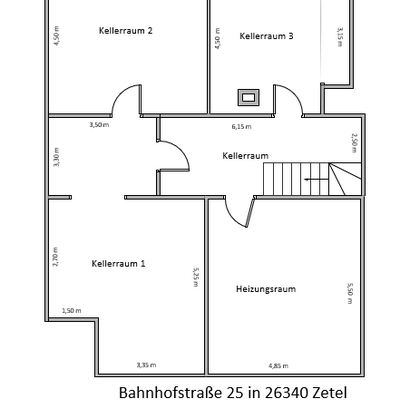 Grundriss Keller