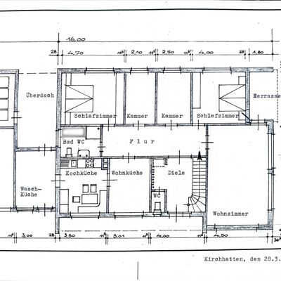 Grundriss Wohnhaus EG